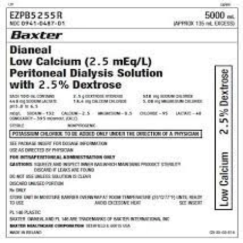 Dianeal Low Calcium Peritoneal Dialysis Solution 1.5% Dextrose