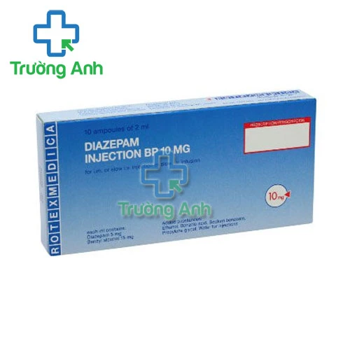 Diazepam Injection BP 10mg Rotexmedica - Điều trị rối loạn thần kinh