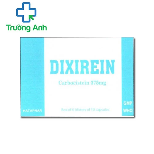 Dixirein - Thuốc làm giảm tiết dịch nhầy đường hô hấp