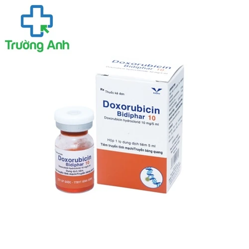 Doxorubicin Bidiphar 10 - Điều trị các bệnh ung thư hiệu quả