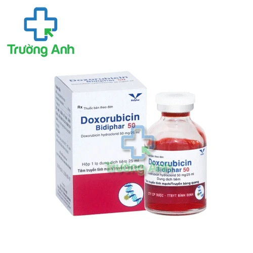 Doxorubicin Bidiphar 50 - Điều trị các bệnh ung thư hiệu quả