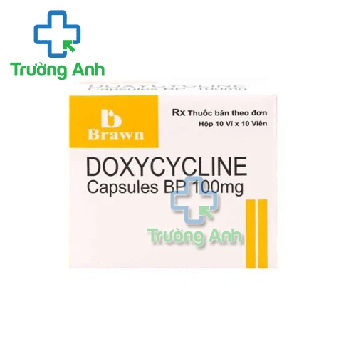 Doxycycline Capsules BP Brawn - Điều trị tả, lỵ và nhiễm khuẩn
