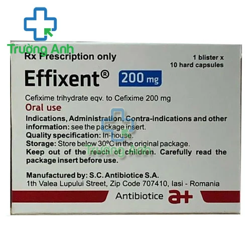 Effixent 200mg - Điều trị bệnh nhiễm khuẩn hiệu quả
