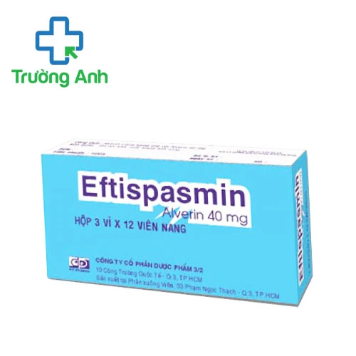Eftispasmin 40mg F.T.Pharma - Chống co thắt cơ trơn hiệu quả