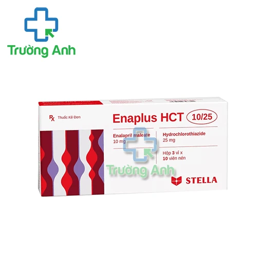 Enaplus HCT 10/25 Stella - Thuốc điều trị tăng huyết áp hiệu quả