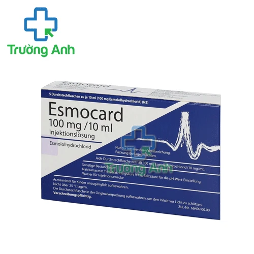 Esmocard 100mg/10ml Hikma - Giúp giảm huyết áp hiệu quả
