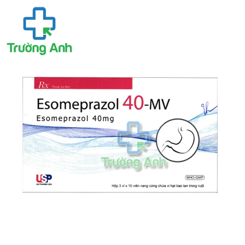 Esomeprazol 40-MV USP - Điều trị trào ngược dạ dày - thực quản