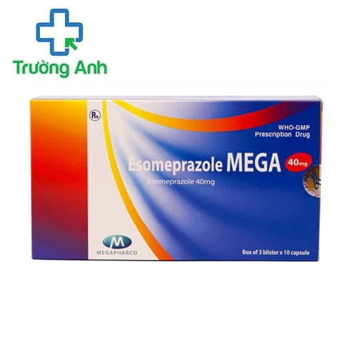 Esomeprazole MEGA - Điều trị trào ngược dạ dày, thực quản