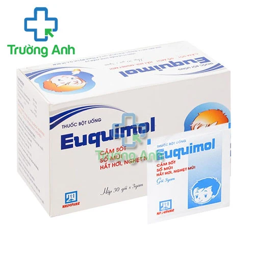 Euquimol Nadyphar - Thuốc bột điều trị cảm sốt, sổ mũi hiệu quả