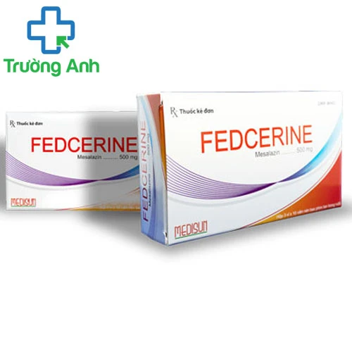 Fedcerine - Thuốc điều trị viêm loét đại tràng nhẹ đến trung bình