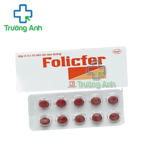 Folicfer Pharmedic - Thuốc bổ sung sắt và Acid folic cho cơ thể