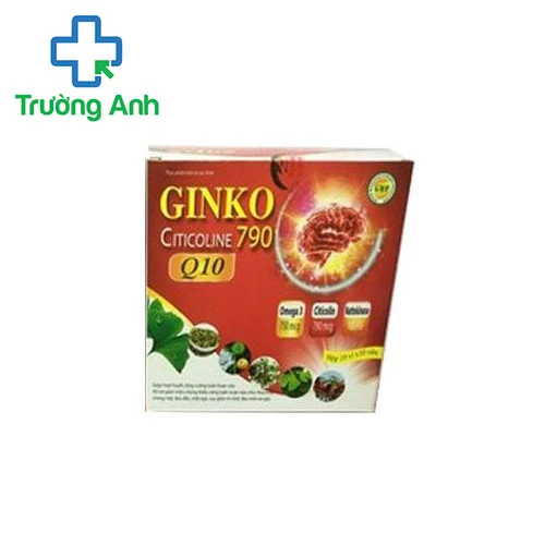 Ginko Citicoline 790 Q10 - Giúp hoạt huyết dưỡng não hiệu quả