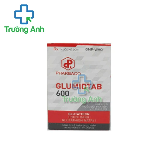 Glumidtab 600 (Glutathion) Pharbaco - Hỗ trợ giải độc thủy ngân
