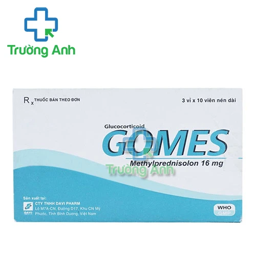 Gomes 16mg - Thuốc chống viêm, chống dị ứng hiệu quả