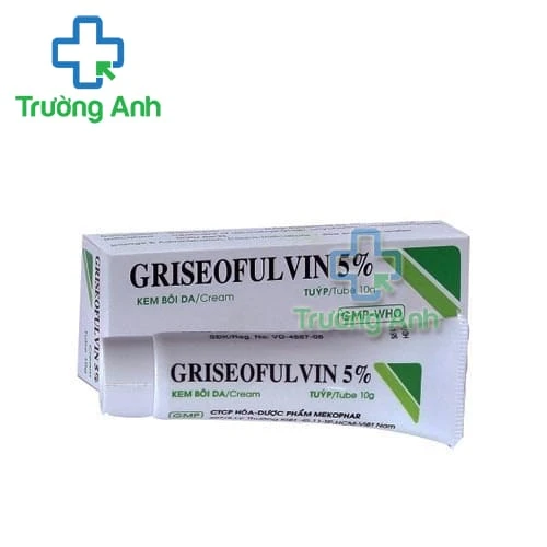 Griseofulvin 5% 10g Mekophar - Điều trị nhiễm nấm ngoài da