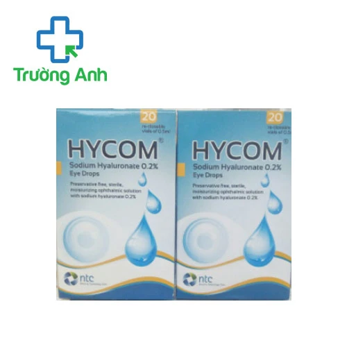 Hycom NTC - Hỗ trợ điều trị chứng khô mắt, mỏi mắt hiệu quả