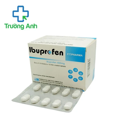 Ibuprofen 400mg F.T.Pharma - Giúp chống viêm giảm đau hiệu quả