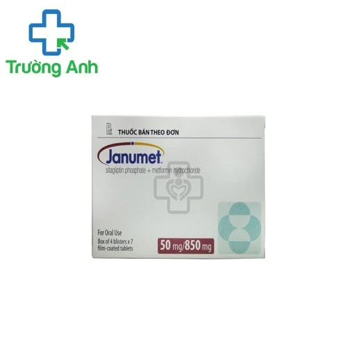 Janumet 50mg/ 850mg - Thuốc điều trị tiểu đường tuýp 2 hiệu quả