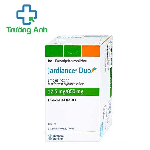 Jardiance Duo 12,5mg + 850mg - Thuốc trị đái tháo đường của Đức