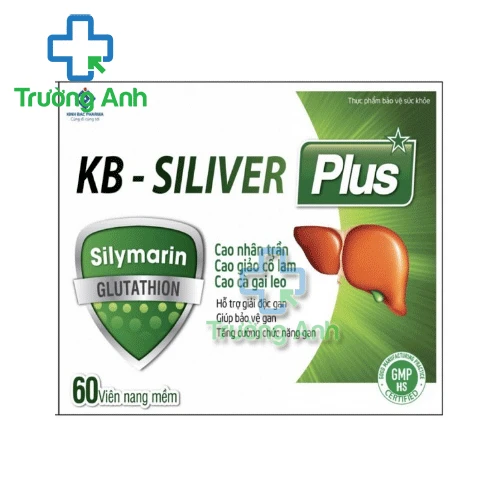 KB-Siliver Plus - Hỗ trợ giải độc gan, tăng cường chức năng gan