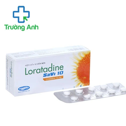 Loratadine SaVi 10 Savipharm - Thuốc chống dị ứng hiệu quả