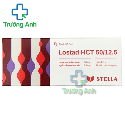 LOSTAD HCT 50/12.5 - Thuốc điều trị tăng huyết áp hiệu quả của Stellapharm