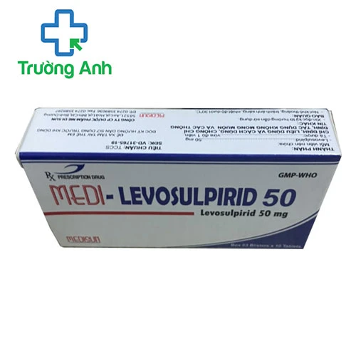 Medi-Levosulpirid 50 - Giúp làm giảm triệu chứng khó tiêu, buồn nôn hiệu quả của Medisun