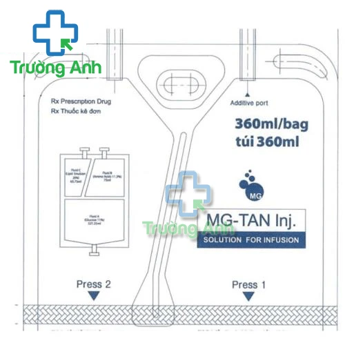 MG-Tan Inj. 360ml - Cung cấp năng lượng cho cơ thể