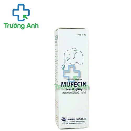 Mufecin nasal spray - Điều trị viêm mũi dị ứng, viêm xoang
