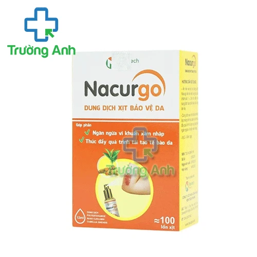 Nacurgo 12ml (dạng xịt) - Giúp bảo vệ vết thương hiệu quả