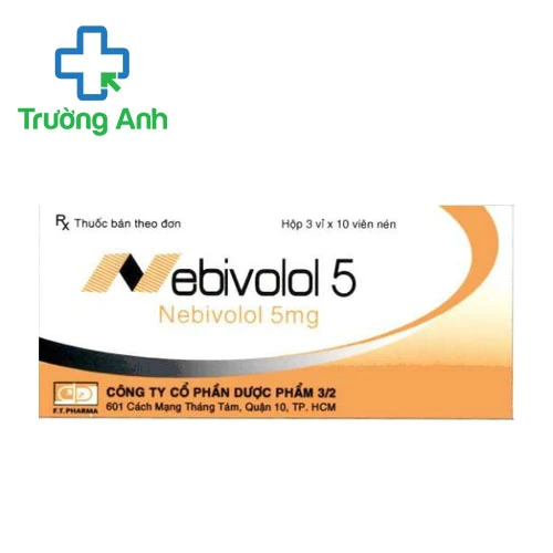 Nebivolol 5 F.T.Pharma (100 viên) - Điều trị cao huyết áp hiệu quả
