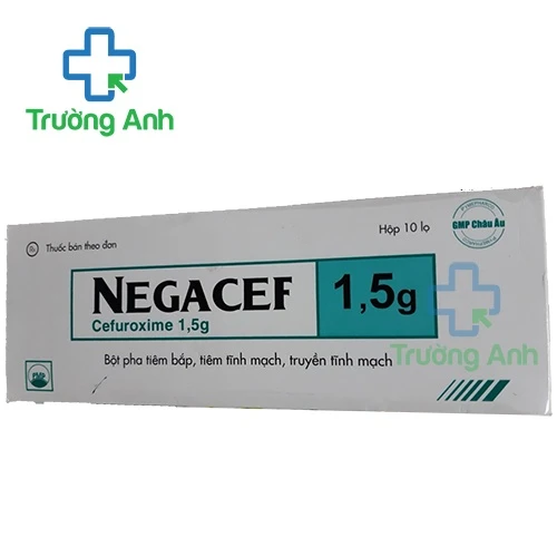 Negacef 1,5g Pymepharco - Thuốc điều trị nhiễm khuẩn hô hấp