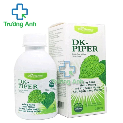 Nước súc miệng thảo dược DK Piper - Giúp trắng răng, thơm miệng