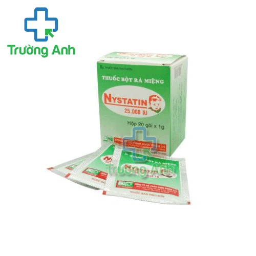 Nystatin 25.000IU F.T.Pharma - Thuốc bột rơ miệng, kháng nấm