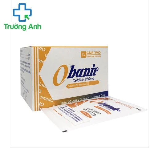 Obanir 250mg - Thuốc điều trị viêm phế quản, viêm phổi hiệu quả