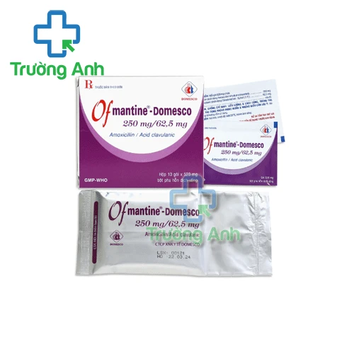 Ofmantine-Domesco 250mg/62,5mg - Thuốc điều trị nhiễm khuẩn