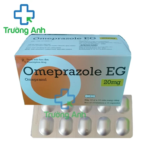 Omeprazole EG 20mg Pymepharco - Điều trị loét dạ dày - ruột