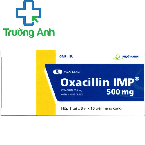 Oxacillin Imp 500mg Thuốc điều Trị Nhiễm Khuẩn Nhạy Cảm