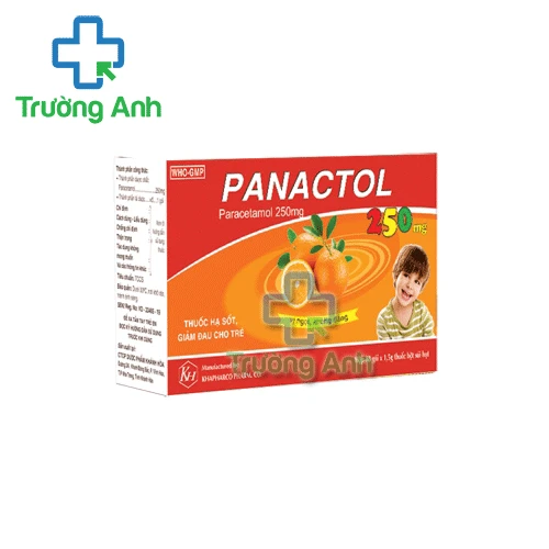 Panactol 250mg Khapharco - Thuốc giảm đau, hạ sốt hiệu quả