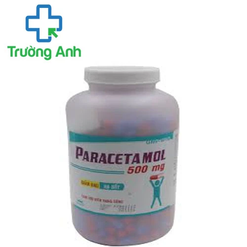 Paracetamol 500mg VPC (500 viên nang) - Thuốc hạ sốt, giảm đau 