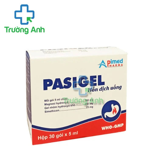 Pasigel 5ml Apimed - Thuốc điều trị viêm loét dạ dày - tá tràng