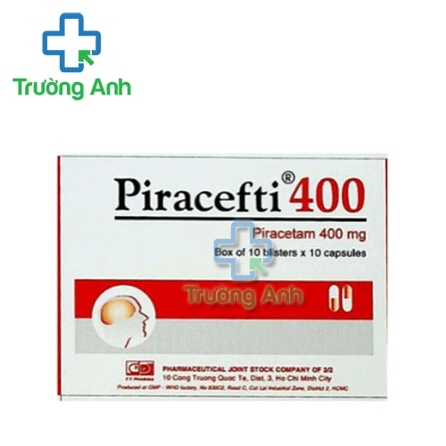 Piracefti 400mg F.T.Pharma - Thuốc điều trị suy giảm trí nhớ
