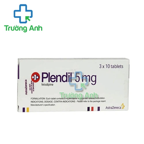 Plendil 5mg AstraZeneca - Thuốc điều trị cao huyết áp hiệu quả
