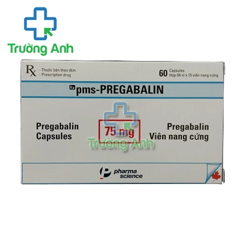 Pms-Pregabalin 75mg - Thuốc điều trị động kinh hiệu quả của Canada