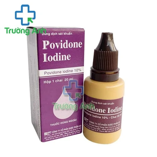 Povidone Iodine 10% 20ml F.T.Pharma (dd sát khuẩn) - Sát khuẩn da