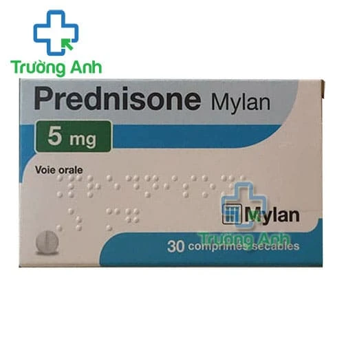 Prednisone Mylan 5mg - Thuốc điều trị viêm dị ứng