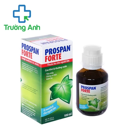 Prospan Forte - Hỗ trợ điều trị ho, viêm đường hô hấp