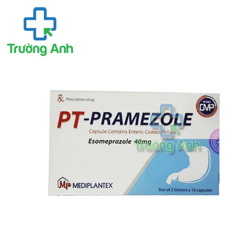 PT-Pramezole 40mg Mediplantex - Điều trị loét dạ dày, tá tràng