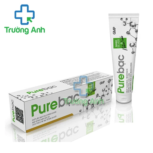 Pure Bạc 20g - Hỗ trợ điều trị viêm da, mẩn ngứa hiệu quả
