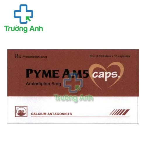 Pyme Am5 caps Pymepharco (viên nang) - Thuốc điều trị đau thắt ngực